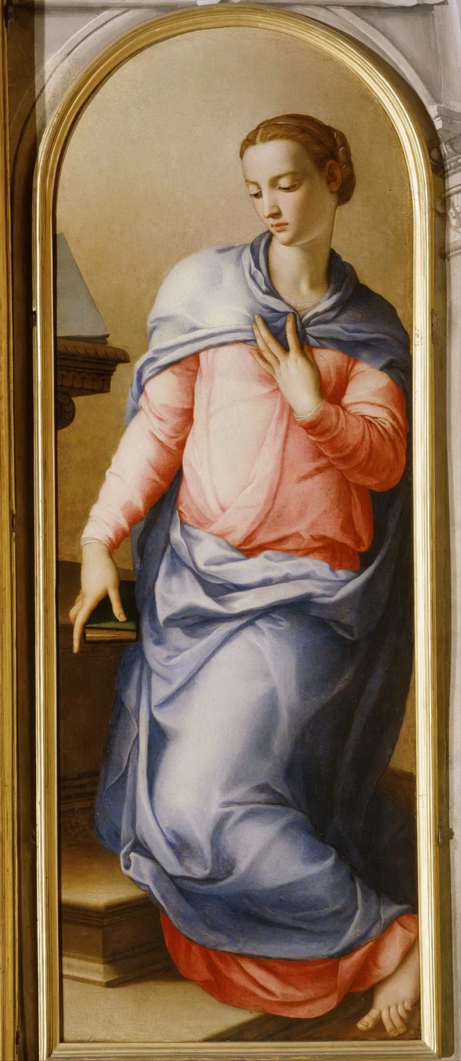 9-Annunciazione-La Vergine annunciata-Cappella di Eleonora, Palazzo vecchio- Firenze  